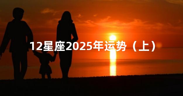 12星座2025年运势（上）