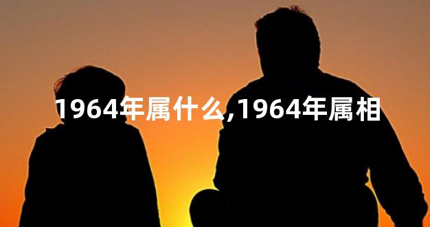 1964年属什么,1964年属相