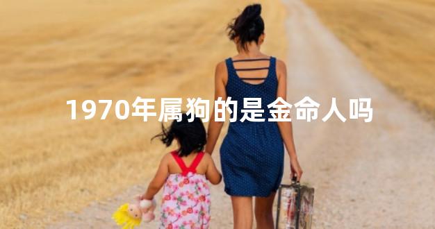 1970年属狗的是金命人吗