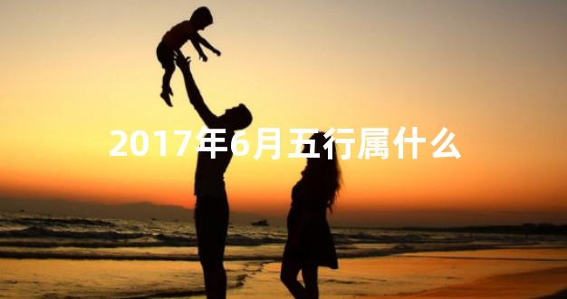 2017年6月五行属什么