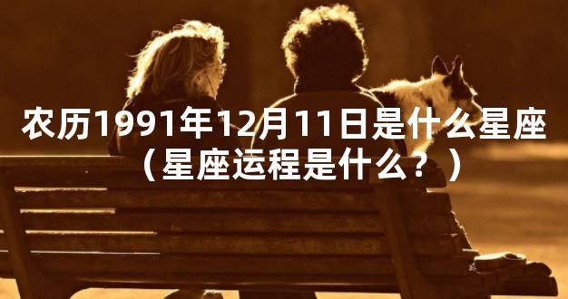 农历1991年12月11日是什么星座（星座运程是什么？）