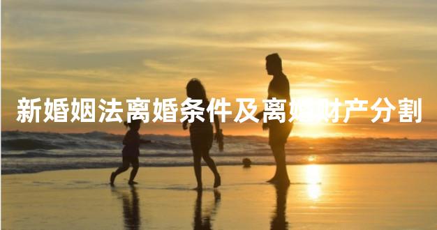 新婚姻法离婚条件及离婚财产分割